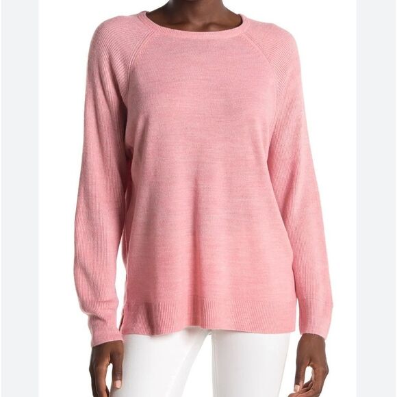 Sweet Romeo Ribbed Raglan Sleeve Sweater - Picture 1 of 2